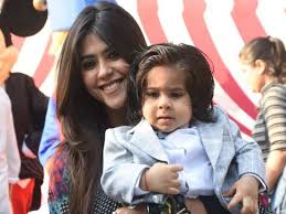 Bollywood film and television producer ekta kapoor has welcomed her little bundle of joy into her the veere di wedding producer is the second in the family to opt for surrogacy after her brother. Ekta Kapoor Wishes Son Ravie On His First Birthday Shares Being A Mother Was Not Easy Times Of India