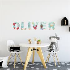 Fabric Wall Decals Ocean Theme Letters