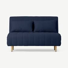 haru small sofa bed sapphire blue