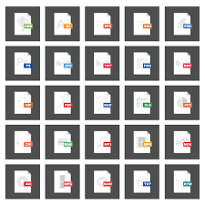 file type icons format and extension