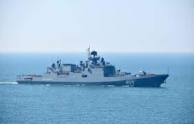 Russian Navy warship Admiral Makarov on ...