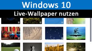 windows 10 live wallpaper nutzen so