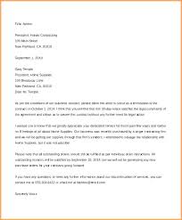 Contract Termination Letter Templates Doc Free Business