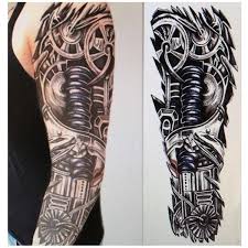 Татуировка ръкав от божо гр. 3008 Vremenen Tatus Rkav Arm Temporary Tattoos Robot Tattoo Temporary Tattoo Sleeves