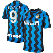Top sports brand nike released the new home, away, and third uniform of football club internazionale milano. Inter Milan Home Stadium Shirt 2020 21 With Lukaku 9 Printing