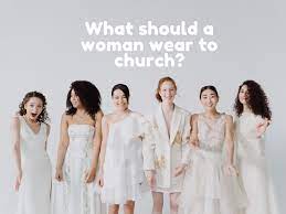 what should a woman wear to church top