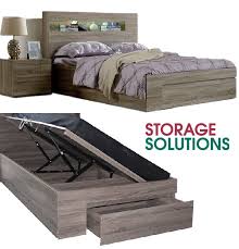 king lift storage bed