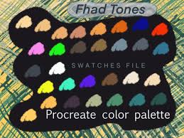 Procreate Color Palette Fhadi Tones