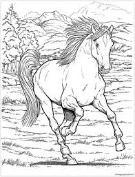 Barbie doll and her beautiful horse are ready to ride! Wild Horse 2 Coloring Pages Horse Coloring Pages Free Printable Coloring Pages Online