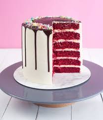 It's frosted with classic ermine icing and gets its red color from beets which is how this. Pin On Drip Cakes
