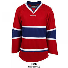 Montreal Canadiens Reebok Edge Uncrested Adult Hockey Jersey