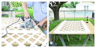 Our vinyl fence products offer the perfect combination of high quality and low maintenance you have been looking for. How To Build A Lattice Privacy Screen On A Budget With My Dad Four Generations One Roof