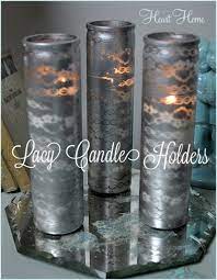 Diy Painted Glass Candle Holders All
