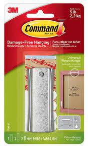 3m command sawtooth sticky nail hanger