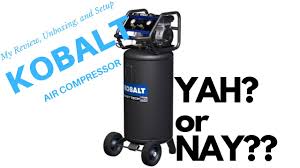 kobalt air compressor you