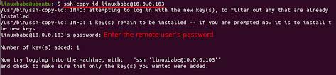 pwordless ssh login on ubuntu