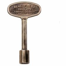 Universal Gas Valve Key Antique Brass