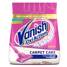 vanish gold rug carpet cleaner powder