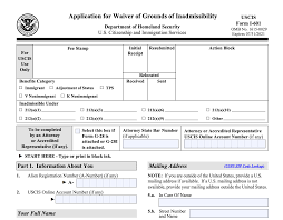 Since i have already paid, i request you to waive the rs. How To Apply For A Waiver Of Inadmissibility Forms I 601 And I 601a