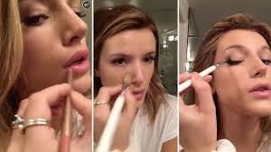 bella thorne makeup tutorial by