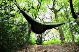 The hammock is comfortable and can be used as easily in the wild as it can in the backyard. Camp Out With Tentsile Tent Hammock