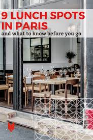 8 places for the best lunch in paris