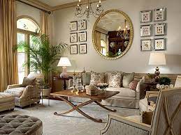 classic living room nicely decorated