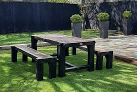 Outdoor Table And Bench Seats Made In