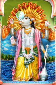 lord vishnu took the varaha avatar
