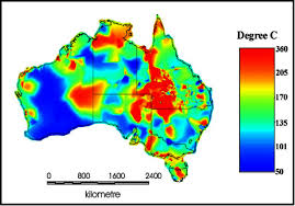 Australiens temperaturen im sommer und winter (grafisch). Bundesverband Geothermie Cooper Basin