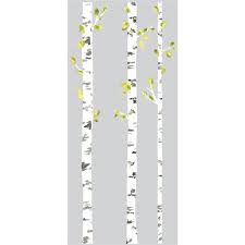 roommates birch trees wall stickers 52