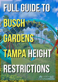 busch gardens ta height requirements