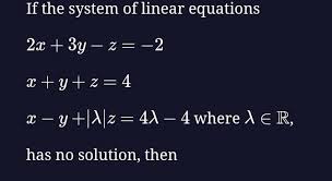 If The System Of Linear Equations 2x 3y