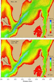 The Distributions Of The Near Surface Tidal Current At The