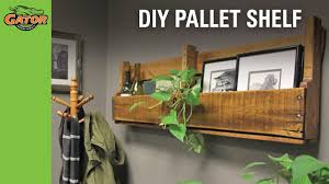 how to make a diy pallet shelf you
