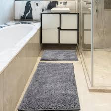 soft bathroom bath mat set