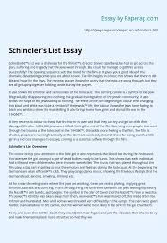 Explore our collection of motivational and famous quotes by authors you know and love. Schindler S List Essay Essay Example