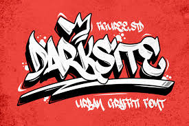 darksite urban graffiti font