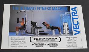 1990 print ad art busy body fitness