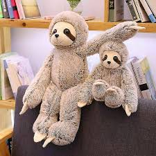 giant sloth plush toy kids stuffed soft