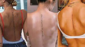 Tatuajes sensual para mujeres en la espalda