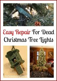dead christmas tree lights