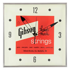 Gibson Vintage Lighted Wall Clock