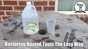 easiest way to remove rust from tools