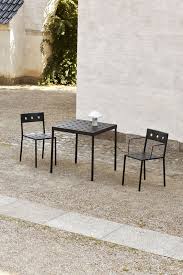Hay Balcony Square Table Charcoal