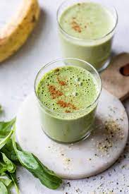 green breakfast smoothie protein rich