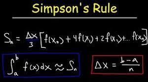 simpson s rule numerical integration