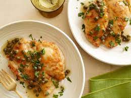 Fn S Top Recipes Lightened Up Giada S Chicken Piccata Food Network  gambar png