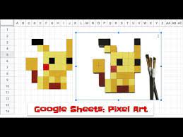 pixel art google sheets you
