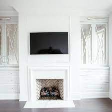 Fireplace Built In Drawers Design Ideas
